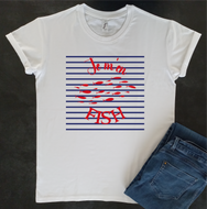 T-shirt coupe classique col rond en coton, Collection 